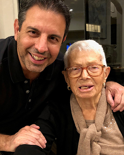 Mike and Nonna. 